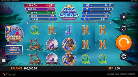Gods Of Seas Tritons Fortune 888 Casino